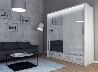 Wardrobes Furniture Living Wood Cabinets Clothes Wardrobe Laundry Room High Gloss